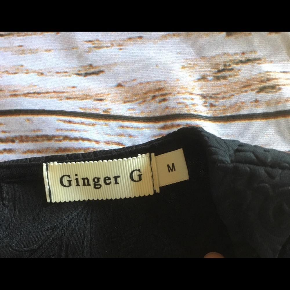 Black Peplum Shirt - Picture 3 of 5